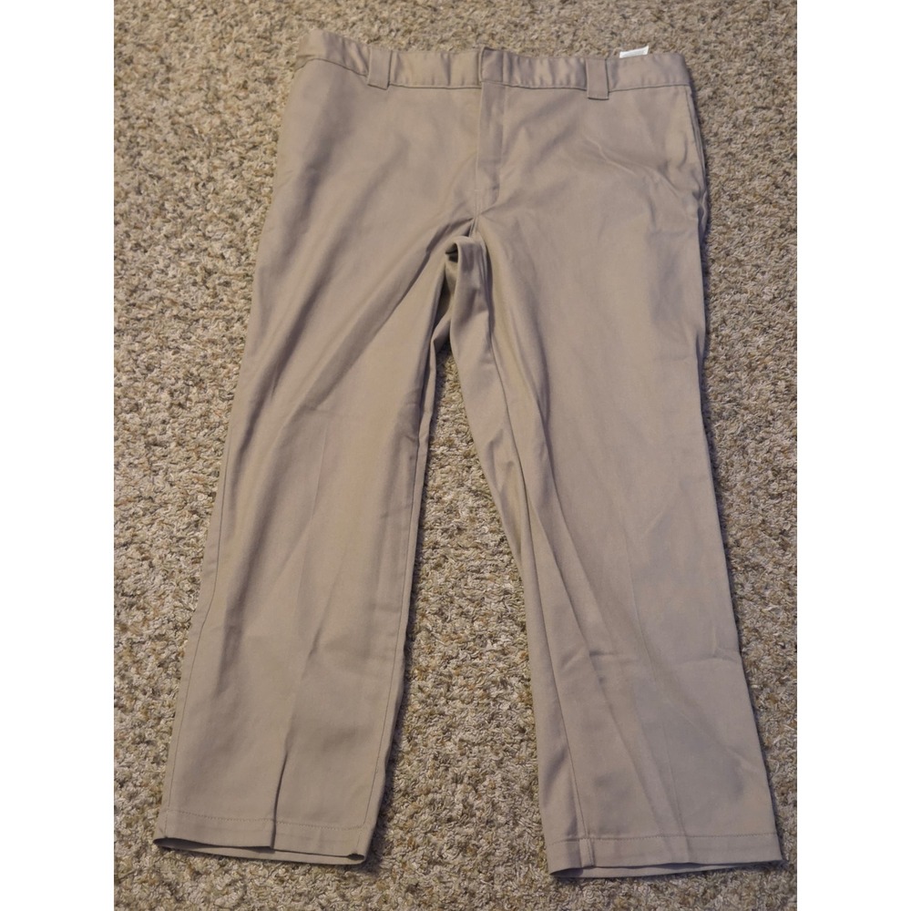Dickies 874 Flex Original‎ Fit Straight Leg Pants Mens Size 42x30 Tan